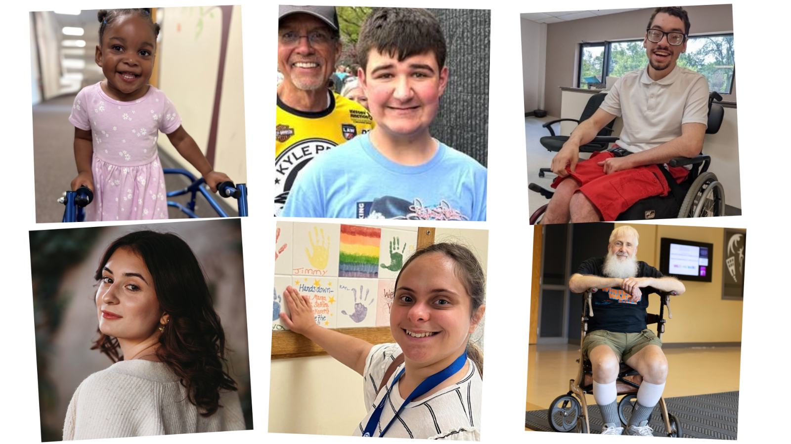 photos of six individuals served by Al Sigl Member Agencies